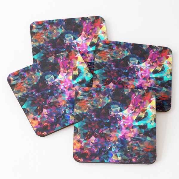 Item preview, Prismatic Spectrum – Vibrant Abstract Crystal Mosaic Design designed and sold by Habatour Creations Exclusive Digital Art Products.
