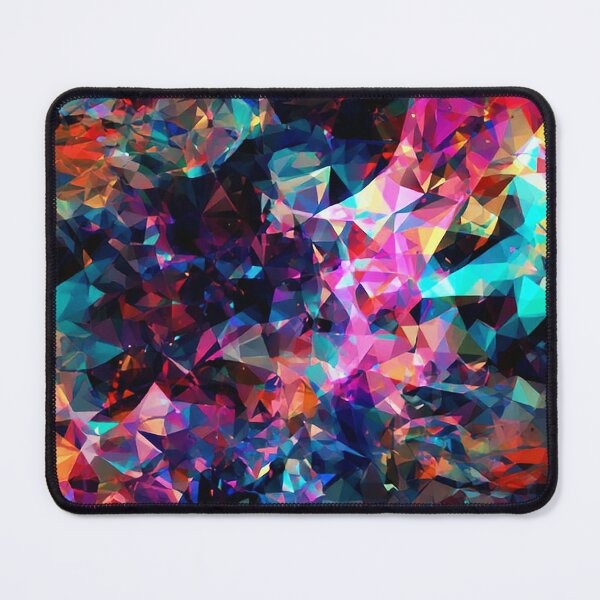 Item preview, Prismatic Spectrum – Vibrant Abstract Crystal Mosaic Design designed and sold by Habatour Creations Exclusive Digital Art Products.
