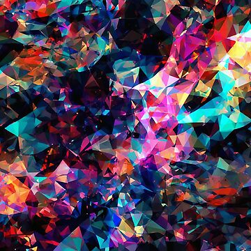 Vorschaubild zum Design Prismatic Spectrum – Vibrant Abstract Crystal Mosaic Design von Habatour Creations Exclusive Digital Art Products