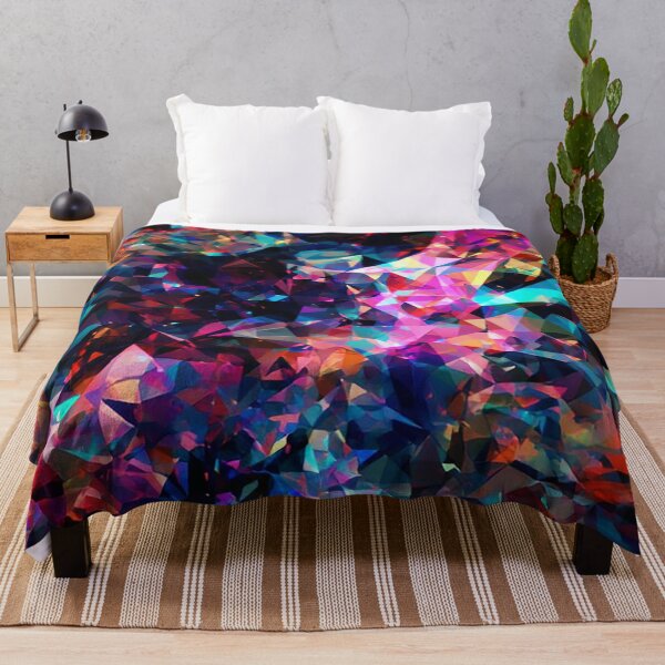 Item preview, Prismatic Spectrum – Vibrant Abstract Crystal Mosaic Design designed and sold by Habatour Creations Exclusive Digital Art Products.