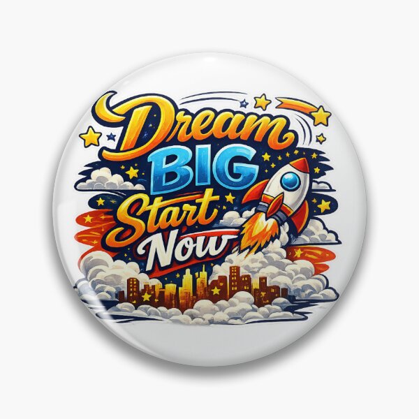 Item preview, Dream Big Start Now Motivational Typography designed and sold by smsm4.