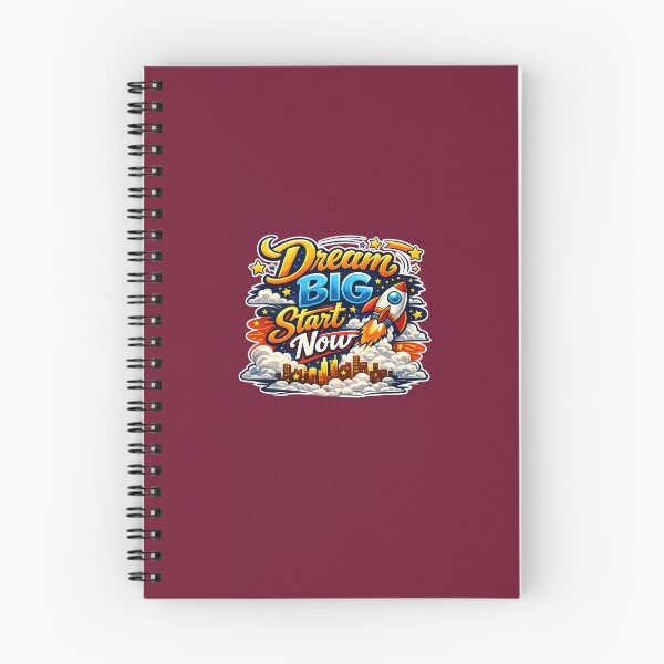 Item preview, Dream Big Start Now Motivational Typography designed and sold by smsm4.
