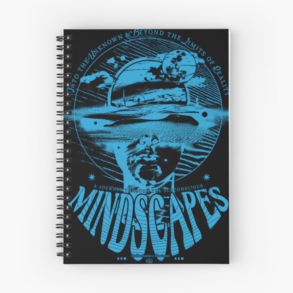 Item preview, Mindscapes Subconscious Journey Trippy Blue designed and sold by LucidLayers.