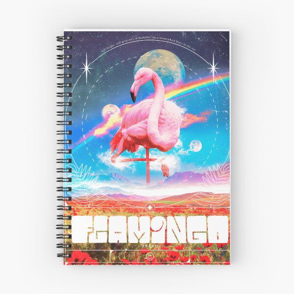 Item preview, Flamingo Dreaming Surreal Space Aesthetic designed and sold by LucidLayers.