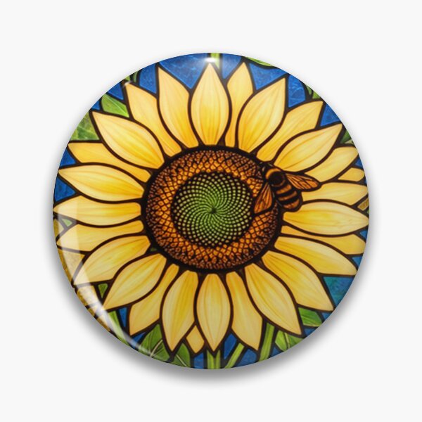 Item preview, Vintage Sunflower and Bumblebee Retro Graphic Art designed and sold by tamdevo1.