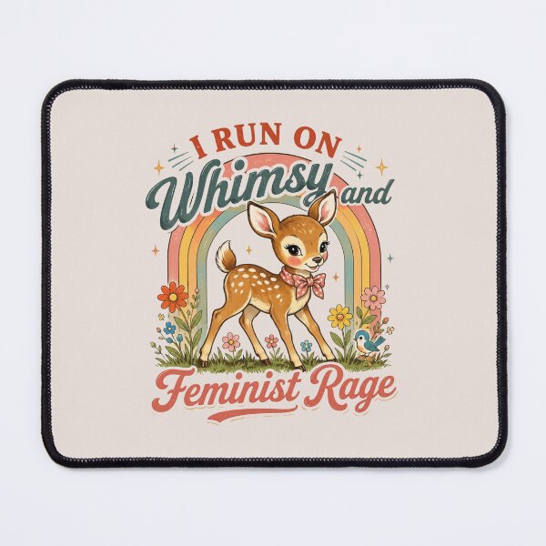 Item preview, Cute Whimsy and Feminist Rage, Floral Feminist, Women's Rights, Empowerment Gift designed and sold by Sprinkle12345.