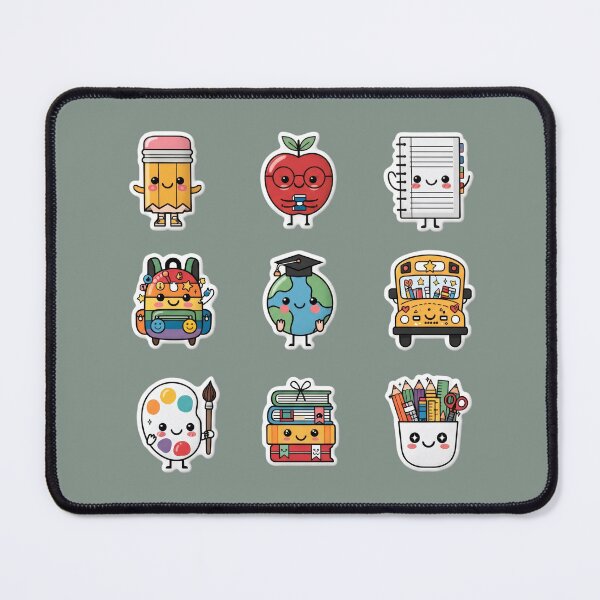 Item preview, Cute Back to School Art Sticker Pack designed and sold by MegaNovaArt.
