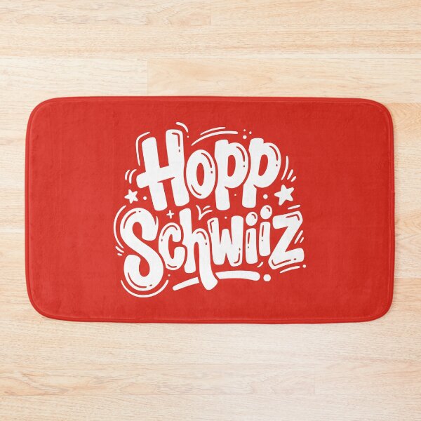 Item preview, Hopp Schwiiz Go Switzerland Swiss Fan Support designed and sold by AntiqueImages.