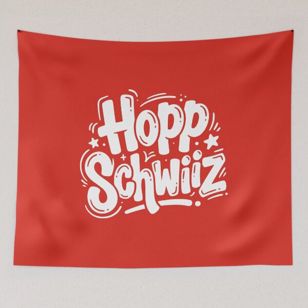 Item preview, Hopp Schwiiz Go Switzerland Swiss Fan Support designed and sold by AntiqueImages.