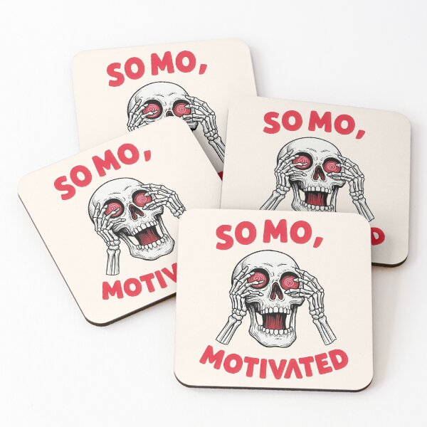 Item preview, So Mo Motivated Sarcastic Skull Humor designed and sold by nuel-art.