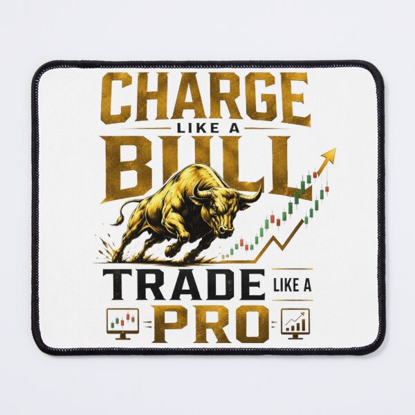 Item preview, Charge Like a Bull Trade Like a Pro designed and sold by PipForgeStudio .