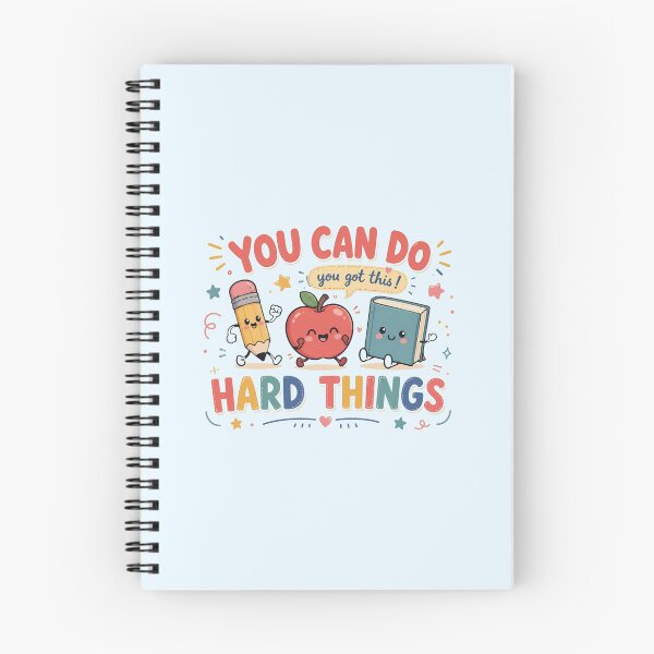 Item preview, You Can Do Hard Things, Cute Retro Doodle Teacher, You Got This Motivational designed and sold by Sprinkle12345.