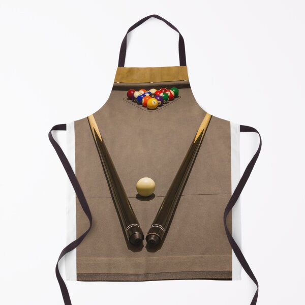 Item preview, Billiards Pool Table With Cue Sticks, Cue Ball and Racked Balls Ready for Play designed and sold by Nmallia.