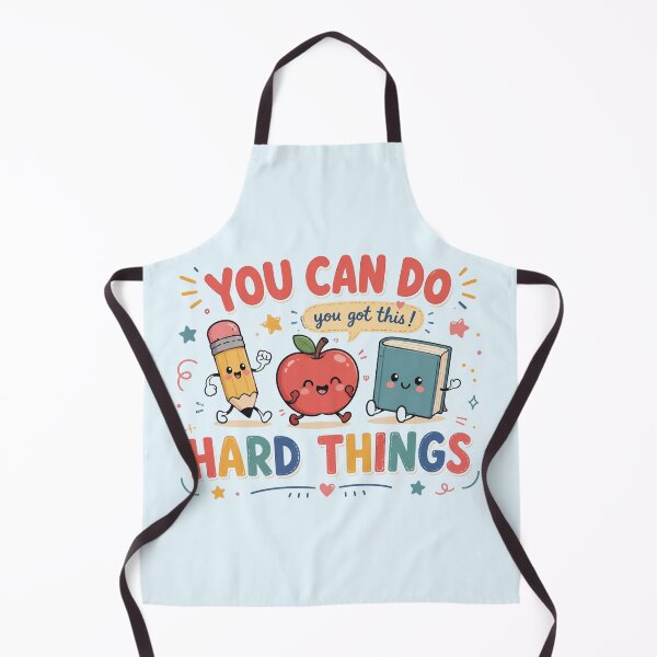 Item preview, You Can Do Hard Things, Cute Retro Doodle Teacher, You Got This Motivational designed and sold by Sprinkle12345.