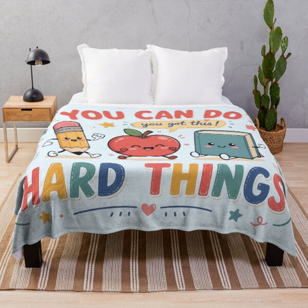 Item preview, You Can Do Hard Things, Cute Retro Doodle Teacher, You Got This Motivational designed and sold by Sprinkle12345.