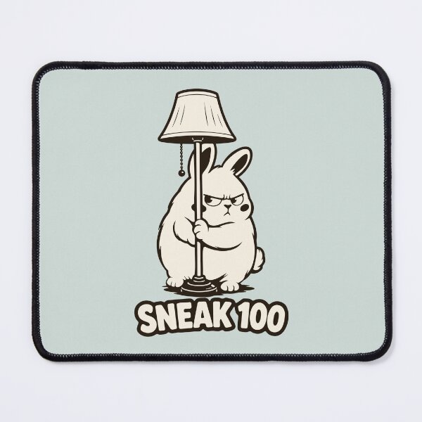 Item preview, Sneak 100 Funny Gaming Bunny Stealth RPG Meme designed and sold by MalisoStickers.