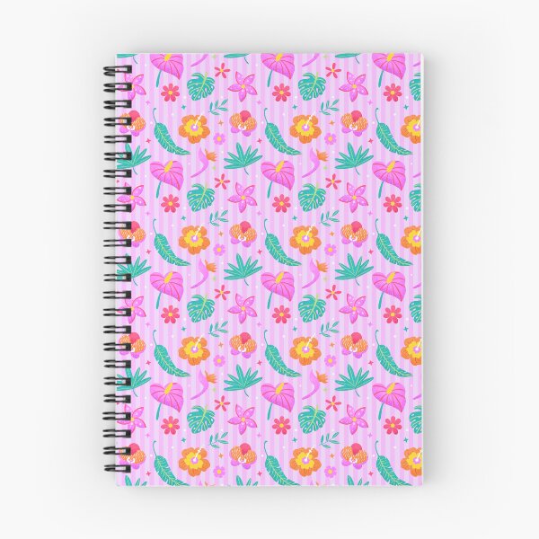Item preview, Tropical Pastel Floral Pattern – Cute Summer Hibiscus & Leaves designed and sold by lydiadesign.