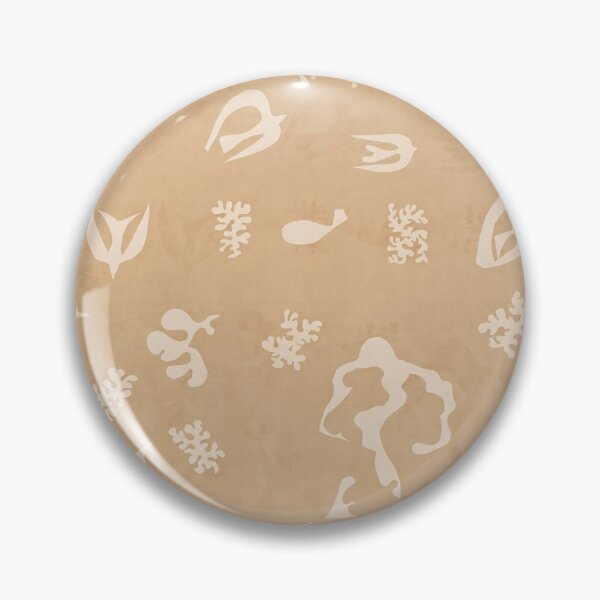 Item preview, Cream Coral and Leaf Cutout Pattern designed and sold by artofuniverse.