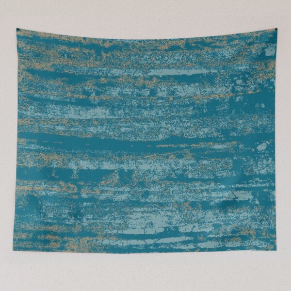 Item preview, Metallic Blue Abstract Design designed and sold by ZedColors.