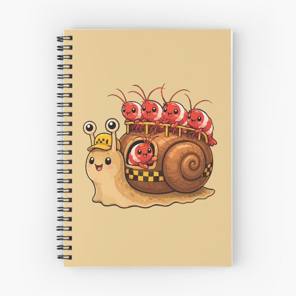 Item preview, Shrimp Express – Funny Aquarium Snail Taxi designed and sold by SimplePoDesign.