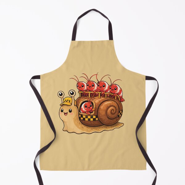Item preview, Shrimp Express – Funny Aquarium Snail Taxi designed and sold by SimplePoDesign.