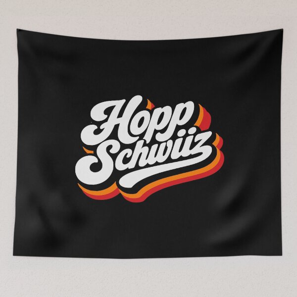 Item preview, Hopp Schwiiz Retro Swiss Sports Fan Supporter designed and sold by AntiqueImages.