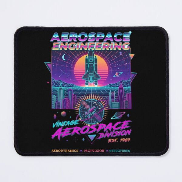 Item preview, Vintage Aerospace Engineering - vaporwave style Sci-Fi Engineer designed and sold by SidTastic .