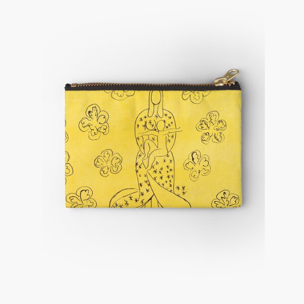 Item preview, Seated Woman Among Yellow Blossoms designed and sold by artofuniverse.