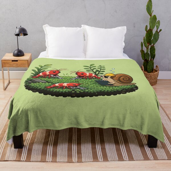 Item preview, Shrimp Moss Maintenance Crew – Funny Aquascaping designed and sold by SimplePoDesign.