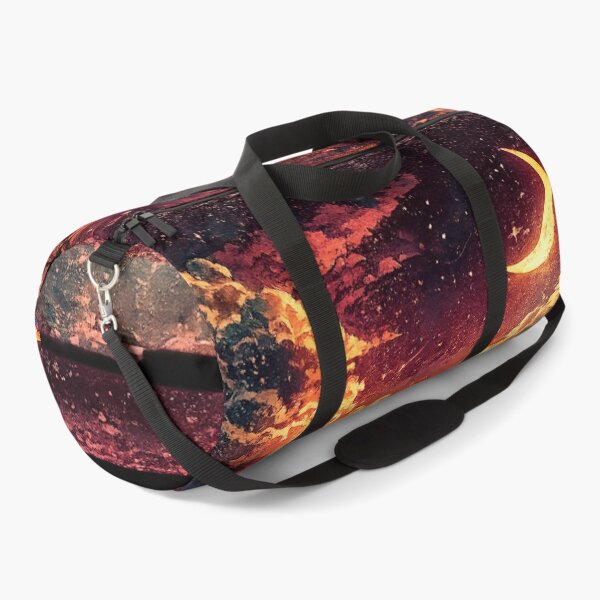 Item preview, Alien Desert Night with Glowing Crystals and Crescent Moon designed and sold by irfanshikh.