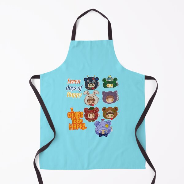 Item preview, Seven Days of Happy - Choose To Be Happy Cute Characters designed and sold by Ledocover.