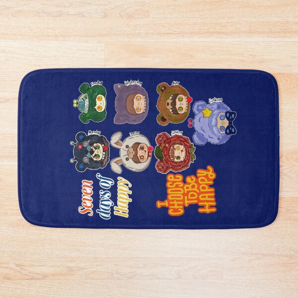 Item preview, Seven Days of Happy - Choose To Be Happy Cute Characters designed and sold by Ledocover.