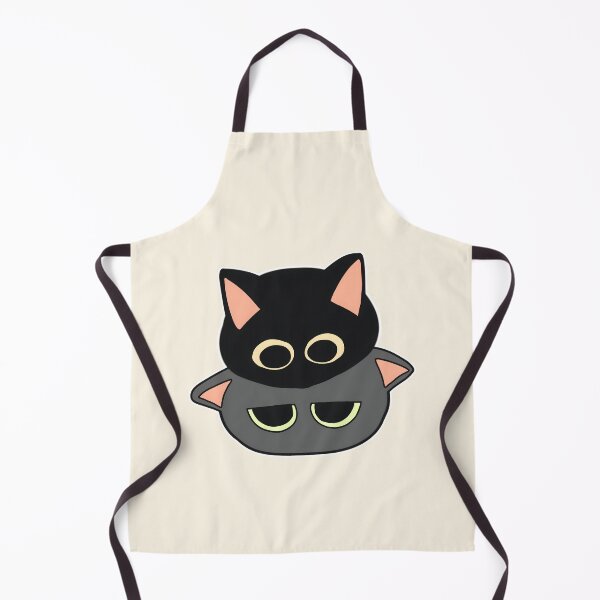 Item preview, Black Cat on Grey Cat designed and sold by Deep Descent.