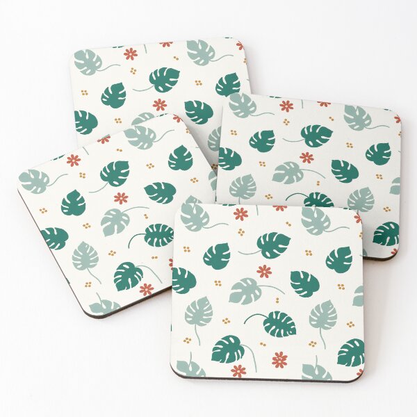 Item preview, Minimal Tropical Monstera Leaves Seamless Pattern designed and sold by ManjulaKumari.