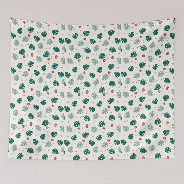 Item preview, Minimal Tropical Monstera Leaves Seamless Pattern designed and sold by ManjulaKumari.