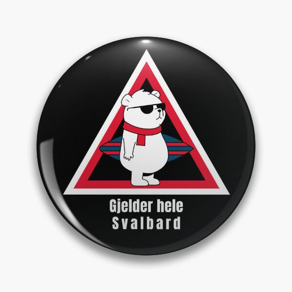 Item preview, Svalbard Norway Polar Bear Sign designed and sold by Andersce.
