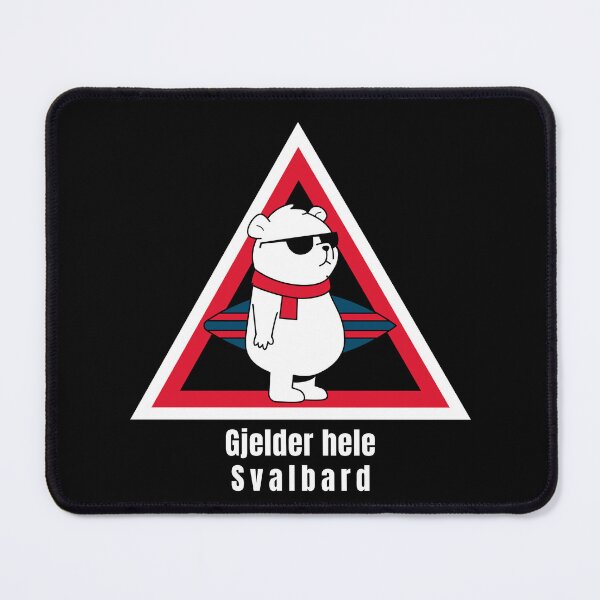 Item preview, Svalbard Norway Polar Bear Sign designed and sold by Andersce.