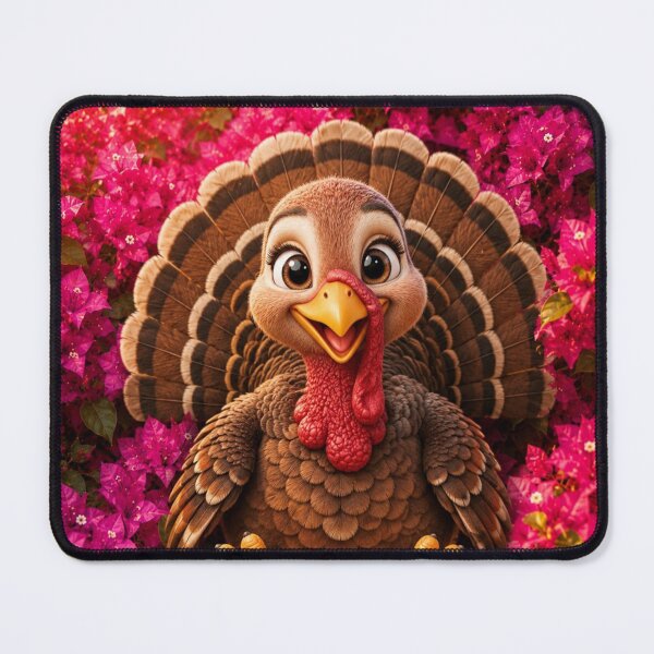 Item preview, Cute Cartoon Turkey in Bloom designed and sold by Rohan132.
