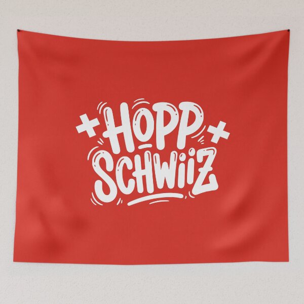 Item preview, Hopp Schwiiz Go Switzerland Swiss Fan Support designed and sold by AntiqueImages.
