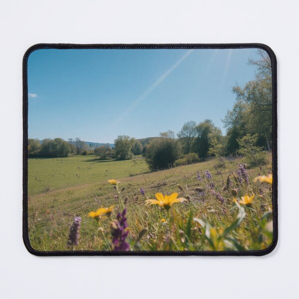 Item preview, Surrey Wildflower Meadow in Summer Sunshine – Countryside Photography designed and sold by ThatSurreyLife.