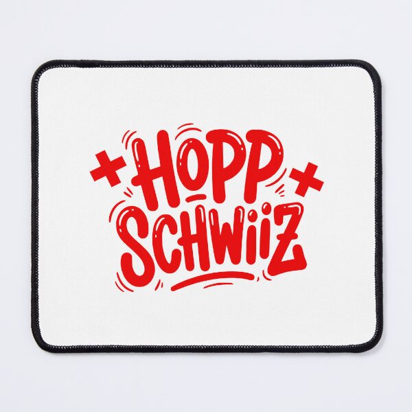 Item preview, Hopp Schwiiz Go Switzerland Swiss Fan Cheer designed and sold by AntiqueImages.