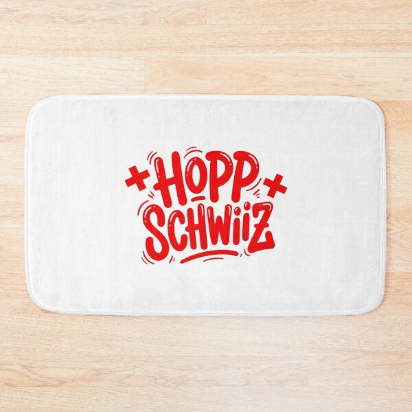 Item preview, Hopp Schwiiz Go Switzerland Swiss Fan Cheer designed and sold by AntiqueImages.