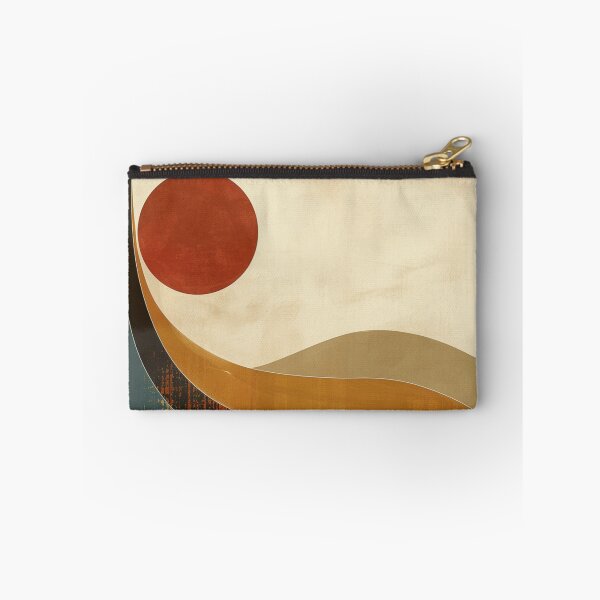 Item preview, Retro Sunset Landscape | Mid Century Modern Abstract Wall Art designed and sold by GrinGalore.