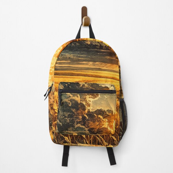 Item preview, Rural Windmill Prairie Sunset - Vintage Landscape Art designed and sold by irfanshikh.