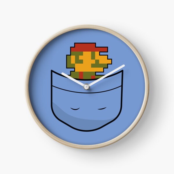 Item preview, Retro Mario in pocket designed and sold by Necronder.