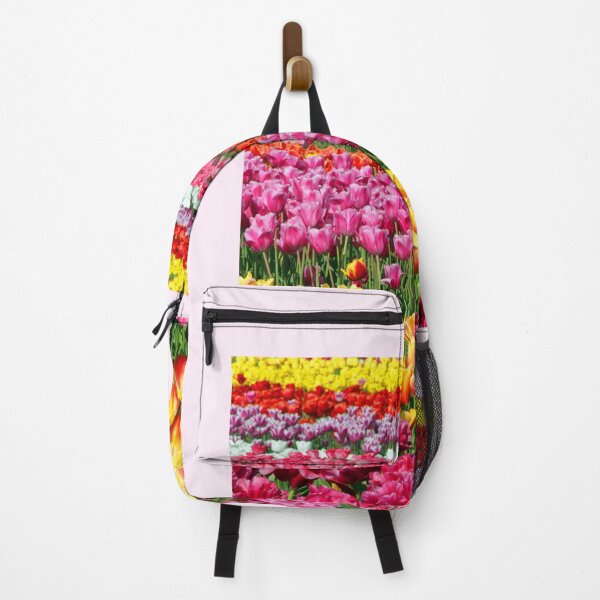 Item preview, Rainbow Tulip Fields – Colourful Spring Flower Photography designed and sold by ThatSurreyLife.