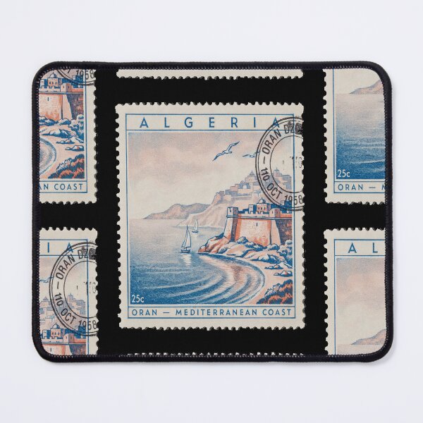 Item preview, Oran Algeria Mediterranean Coast Postage Stamp Travel Sticker designed and sold by stickercuffs.