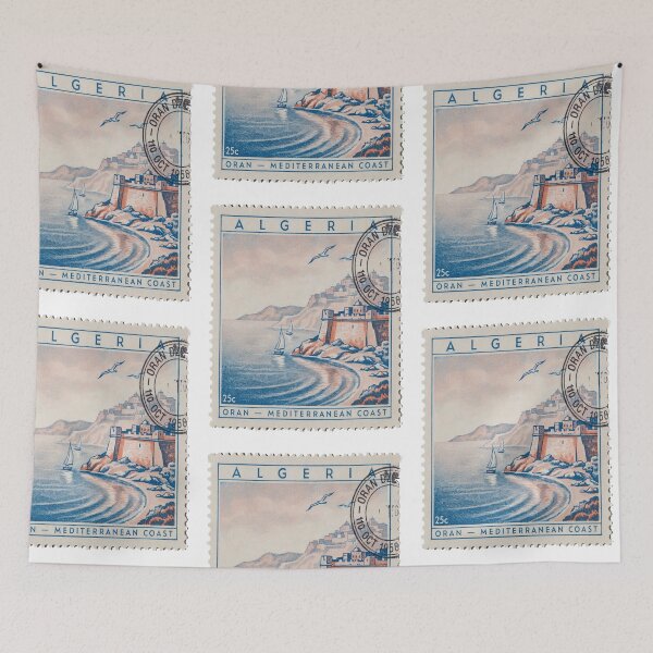 Item preview, Oran Algeria Mediterranean Coast Postage Stamp Travel Sticker designed and sold by stickercuffs.