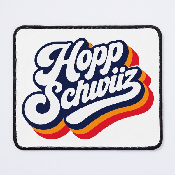 Item preview, Hopp Schwiiz Go Switzerland Retro Sports Fan designed and sold by AntiqueImages.