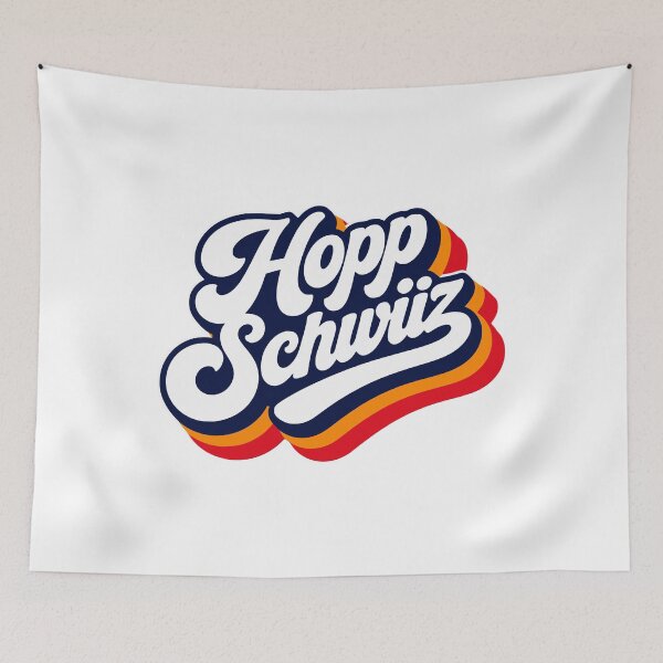 Item preview, Hopp Schwiiz Go Switzerland Retro Sports Fan designed and sold by AntiqueImages.
